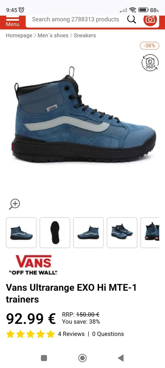 Vans Ultrarange EXO Hi MTE-1 Hiking trainers - Image 1