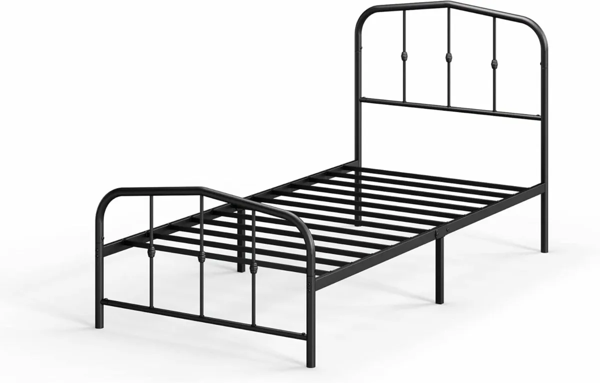 Single Bed frame - Bed 90x190 cm headboard - Image 3