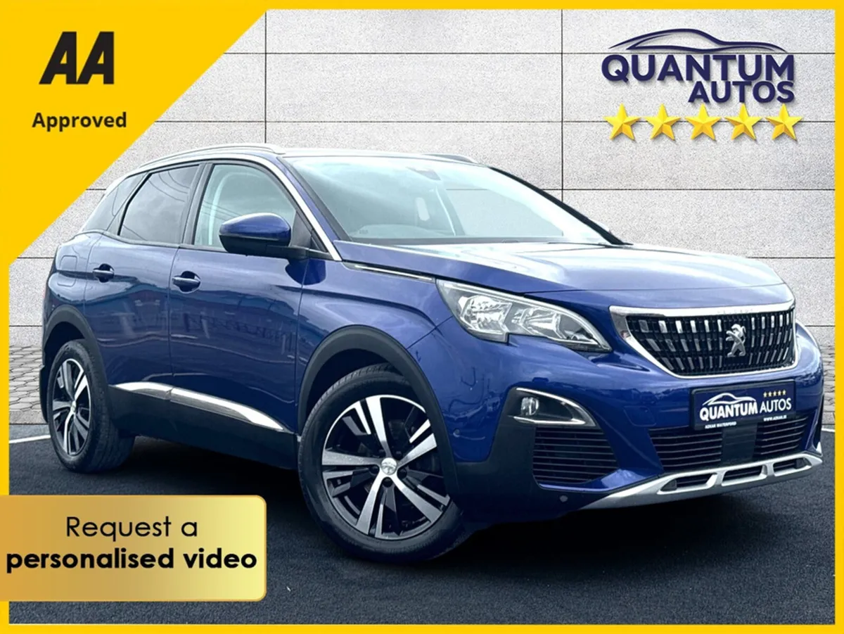 Peugeot 3008 2019 ALLURE BLUE 1.5HDI €103P/W WITH - Image 1
