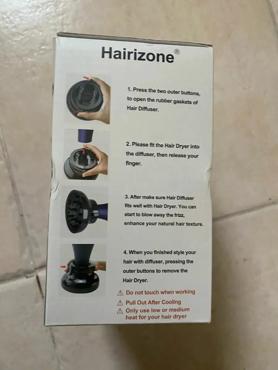 NEW IN BOX Universal Hair Dryer Diffuser - Image 2