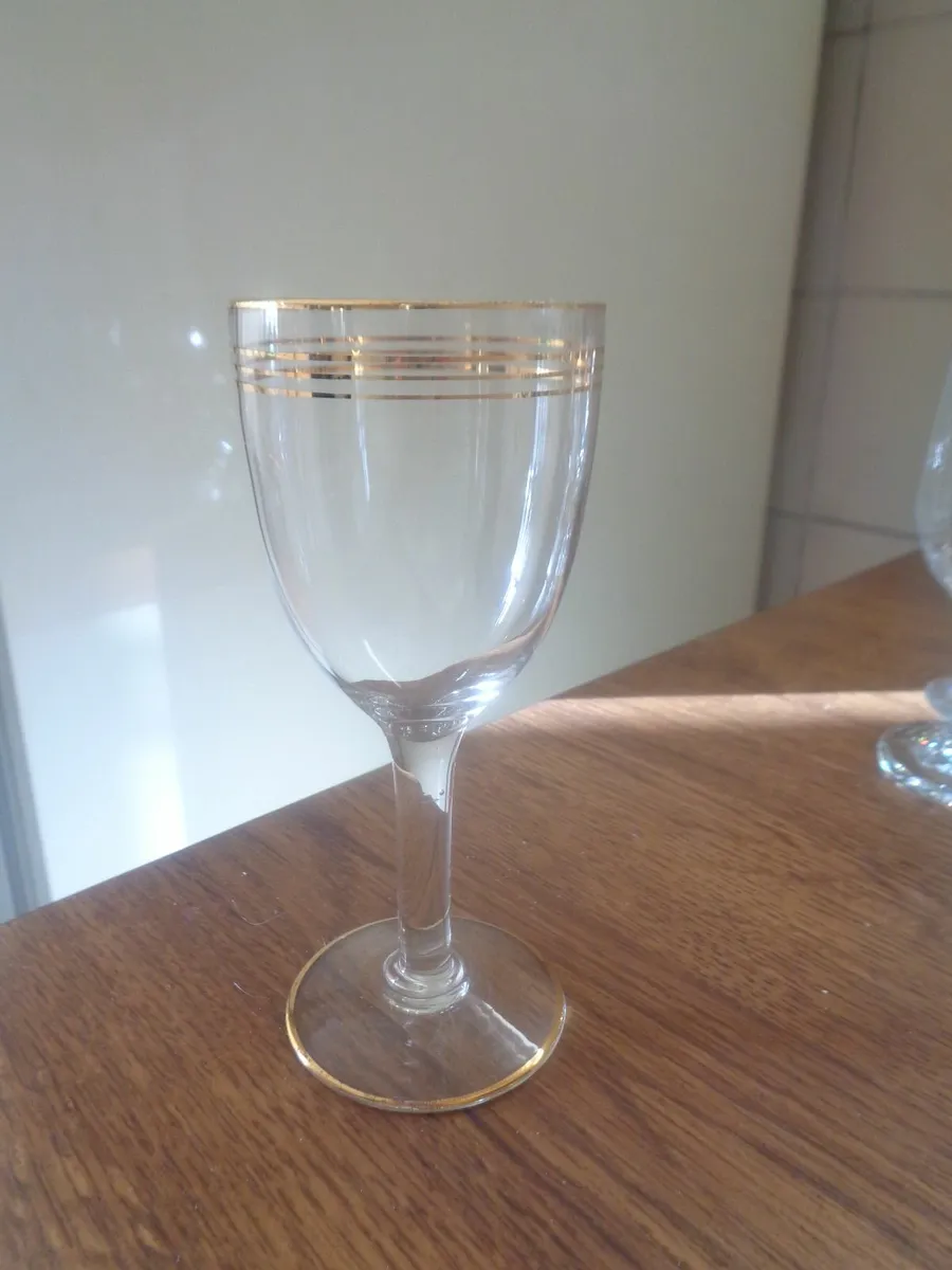 Assortment of Stemmed Glasses x 9 for Sale - Image 3