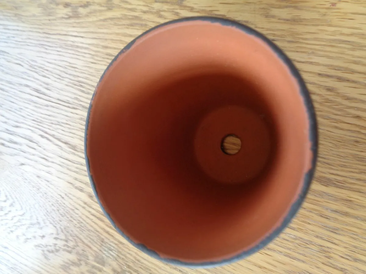 Hand Painted Terracotta Flower Pot for Sale - Image 3