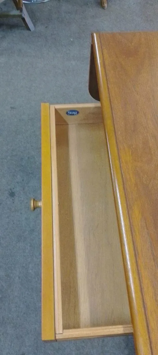 Mid Century Teak Drop End Coffee Table - Image 2