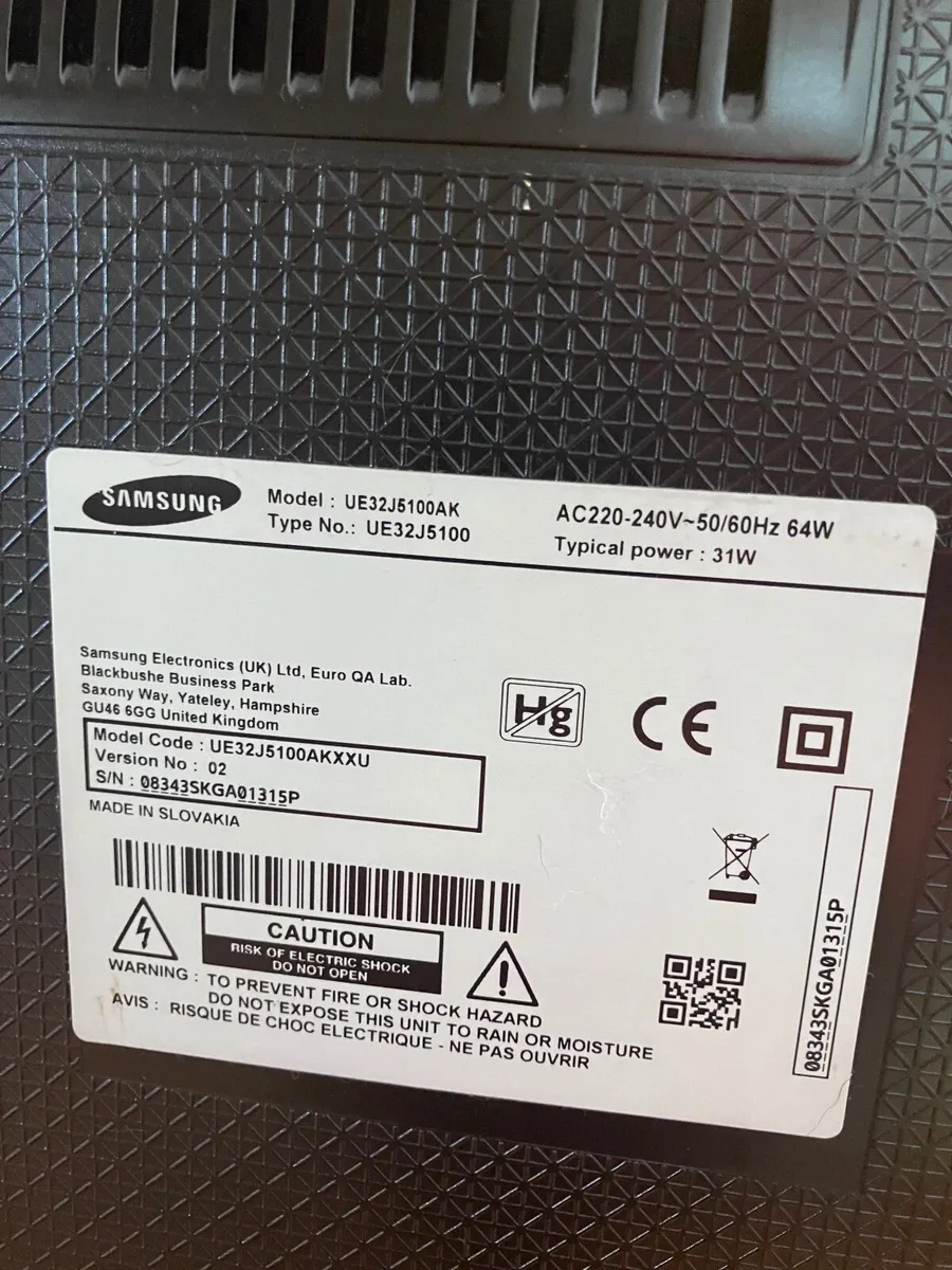 Samsung 32’ LCD HD Television - Image 4