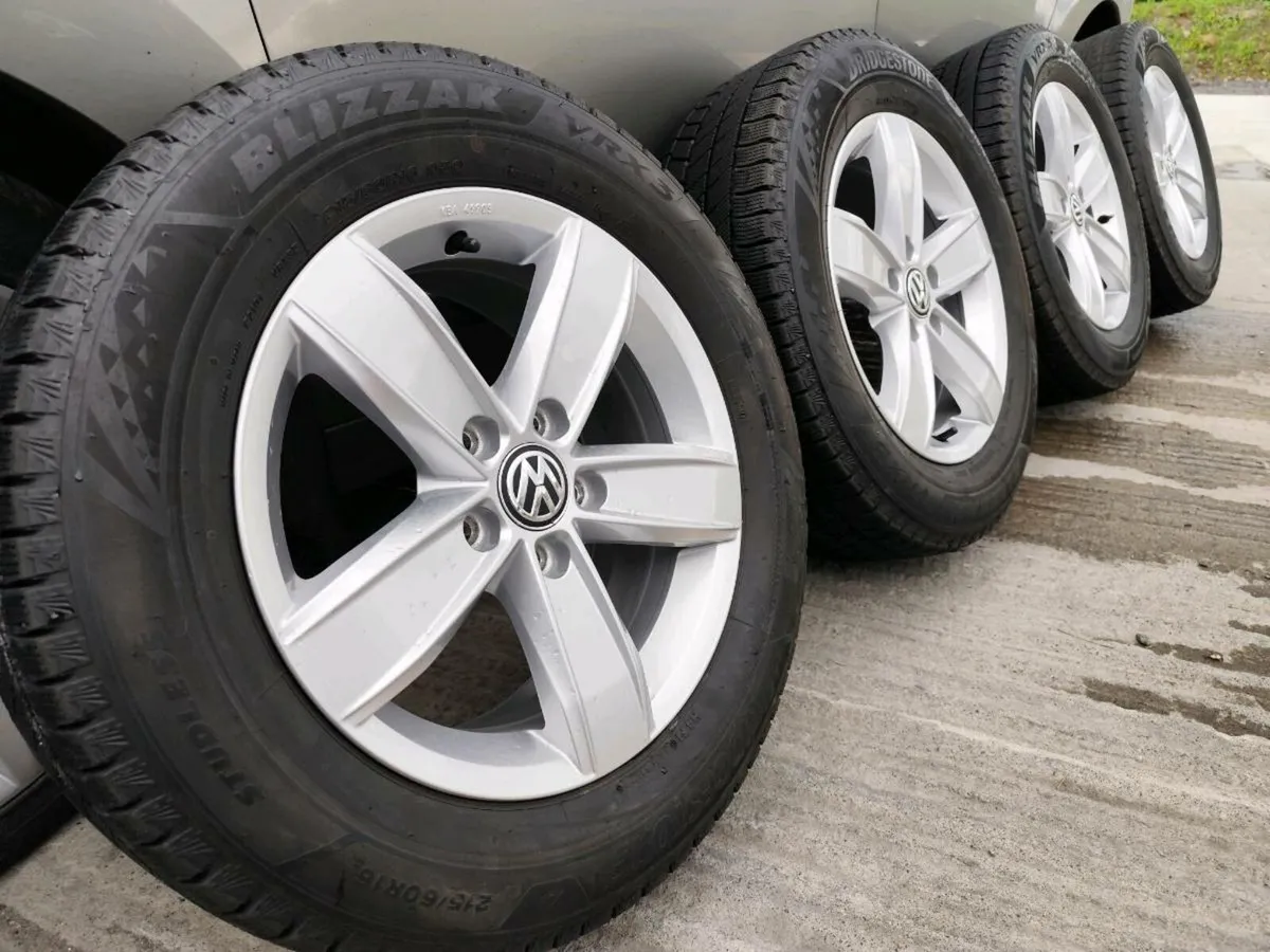 16" VW alloy wheels as new - Image 1