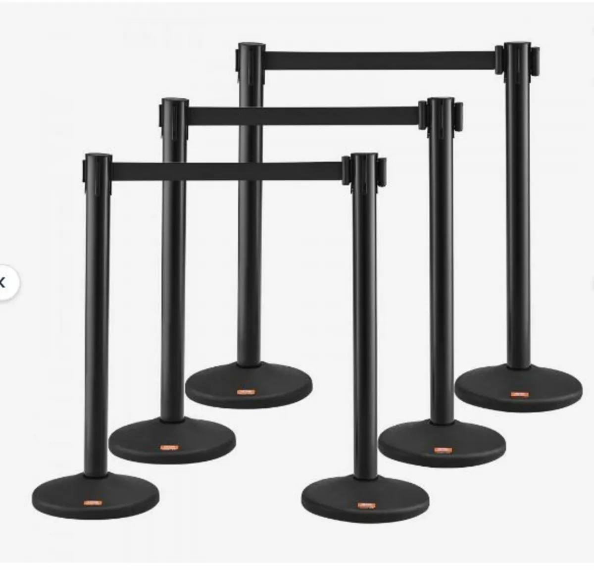 Crowd Control Stanchions, 6-Pack - Image 1