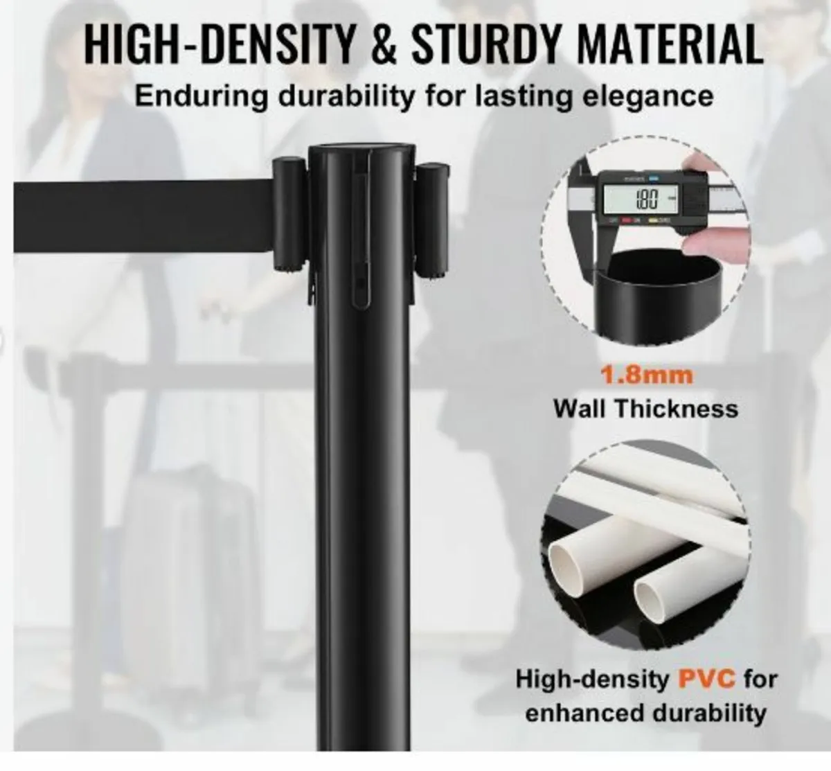 Crowd Control Stanchions, 6-Pack - Image 2