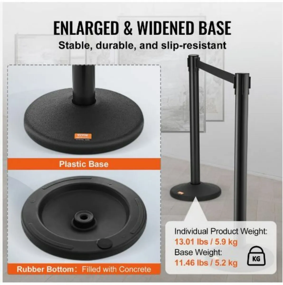 Crowd Control Stanchions, 6-Pack - Image 3