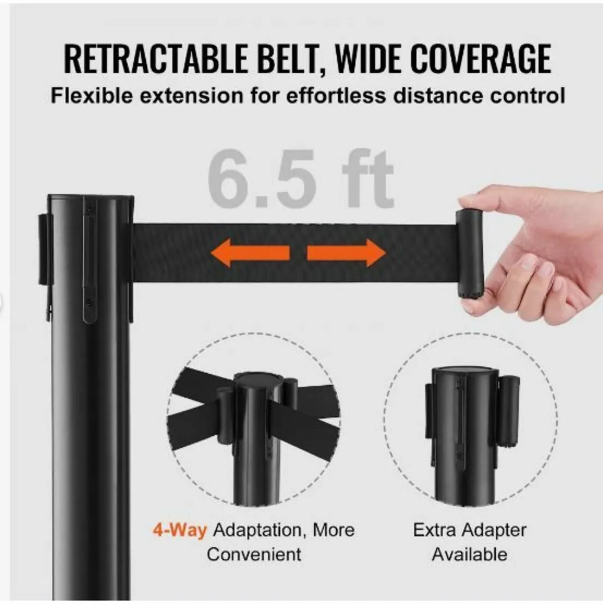 Crowd Control Stanchions, 6-Pack - Image 4