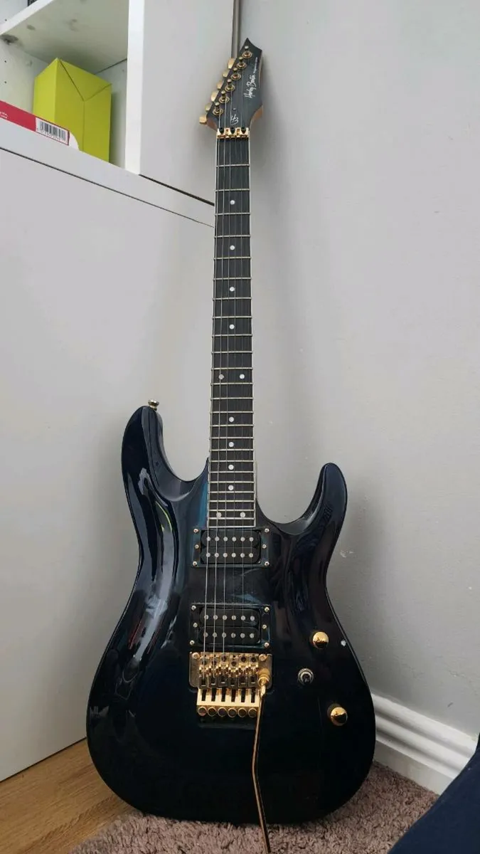 Harley Benton - Blue electric guitar