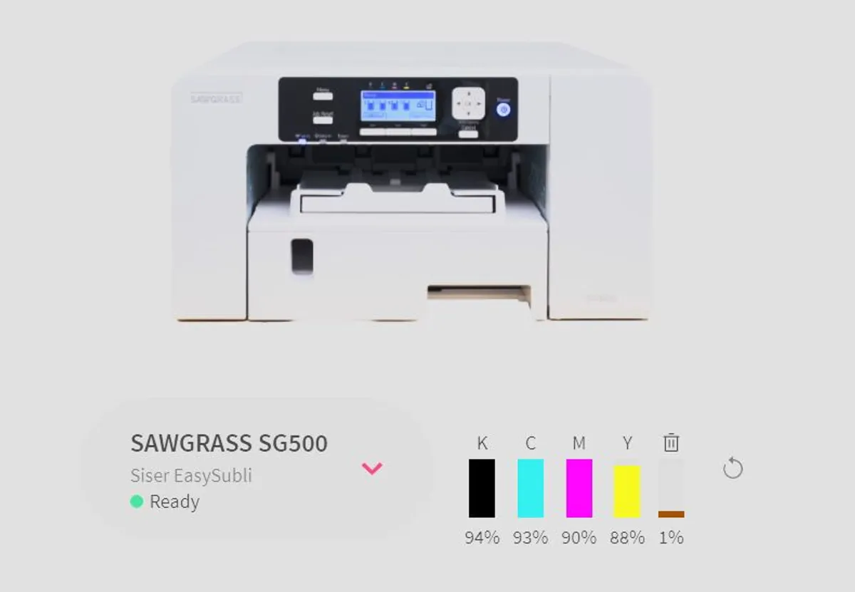 Sawgrass SG500 Sublimation Printer + Extras - Image 2
