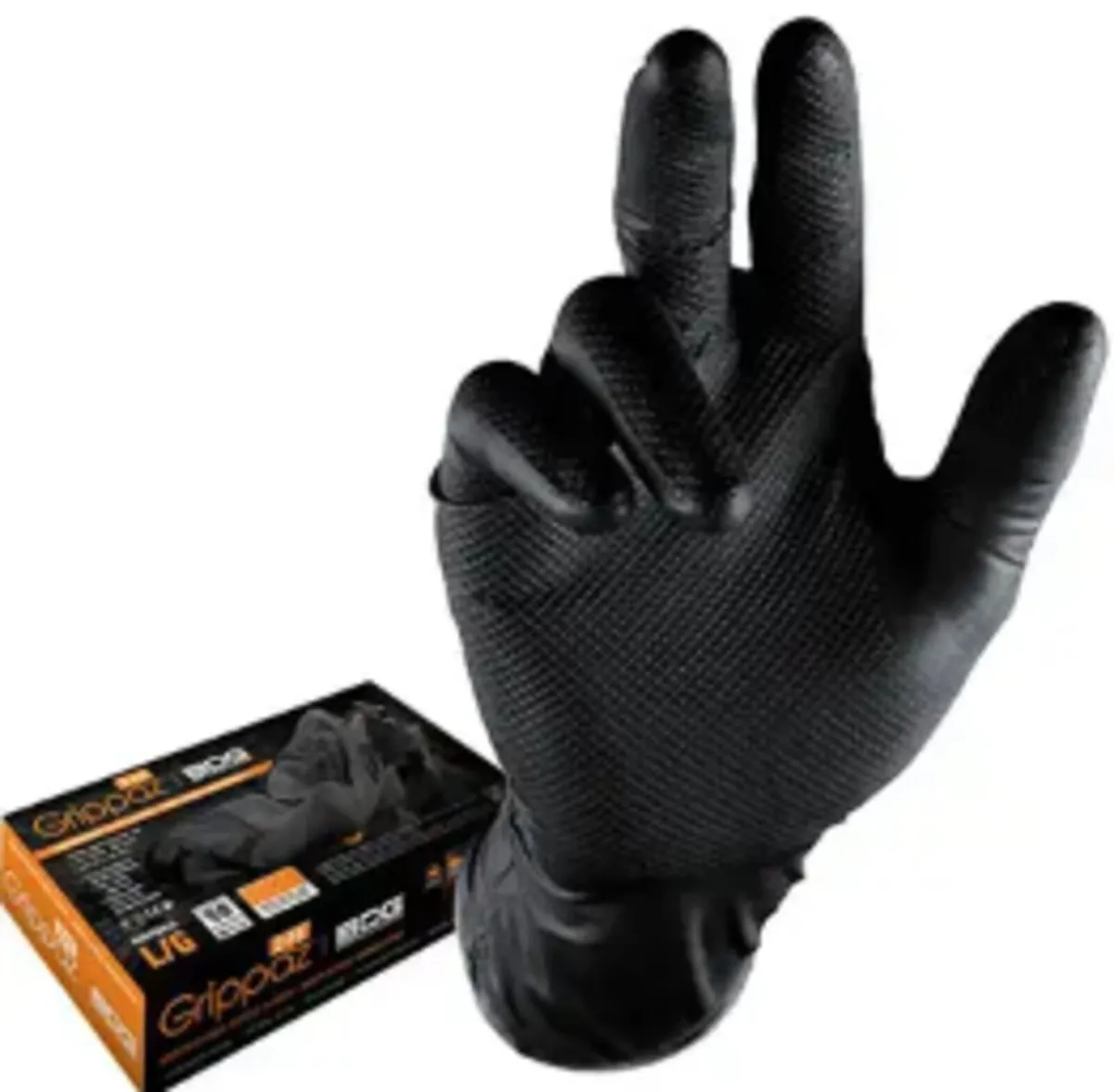 50PC M LATEX GLOVES (GRIPPAZ)