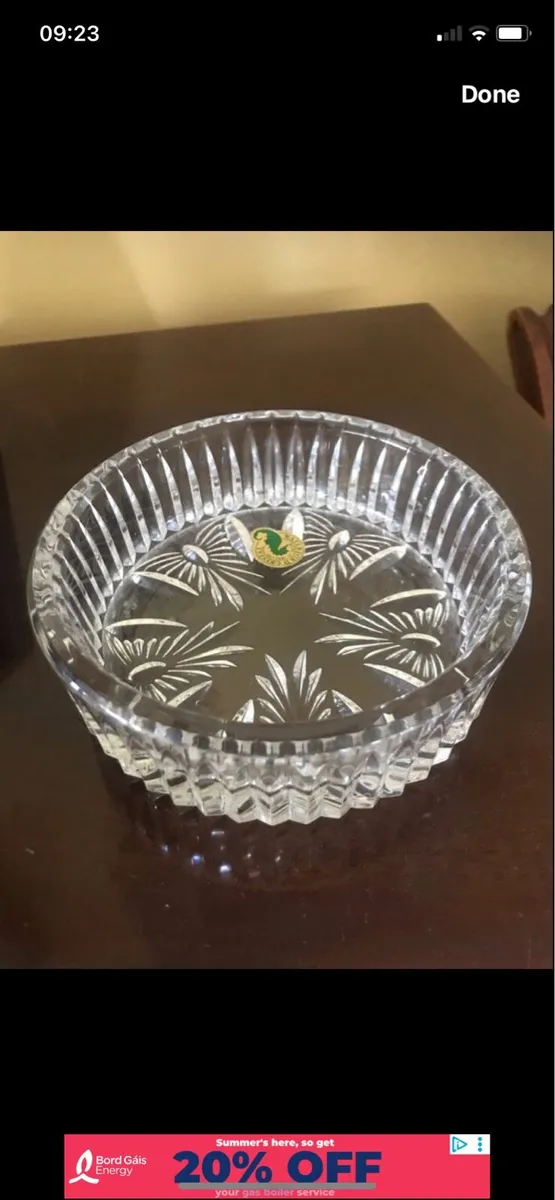 Waterford Crystal Millennium Wine Bottle Coaster - Image 1