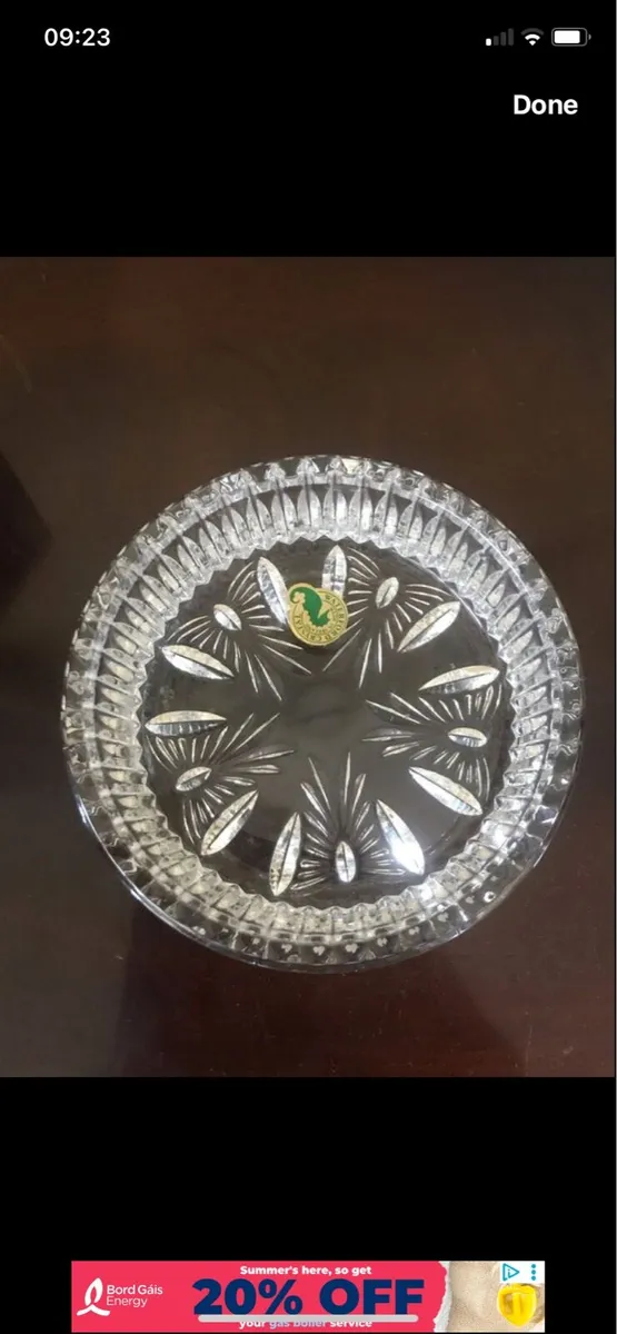 Waterford Crystal Millennium Wine Bottle Coaster - Image 2