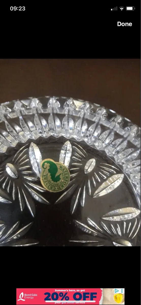 Waterford Crystal Millennium Wine Bottle Coaster - Image 3