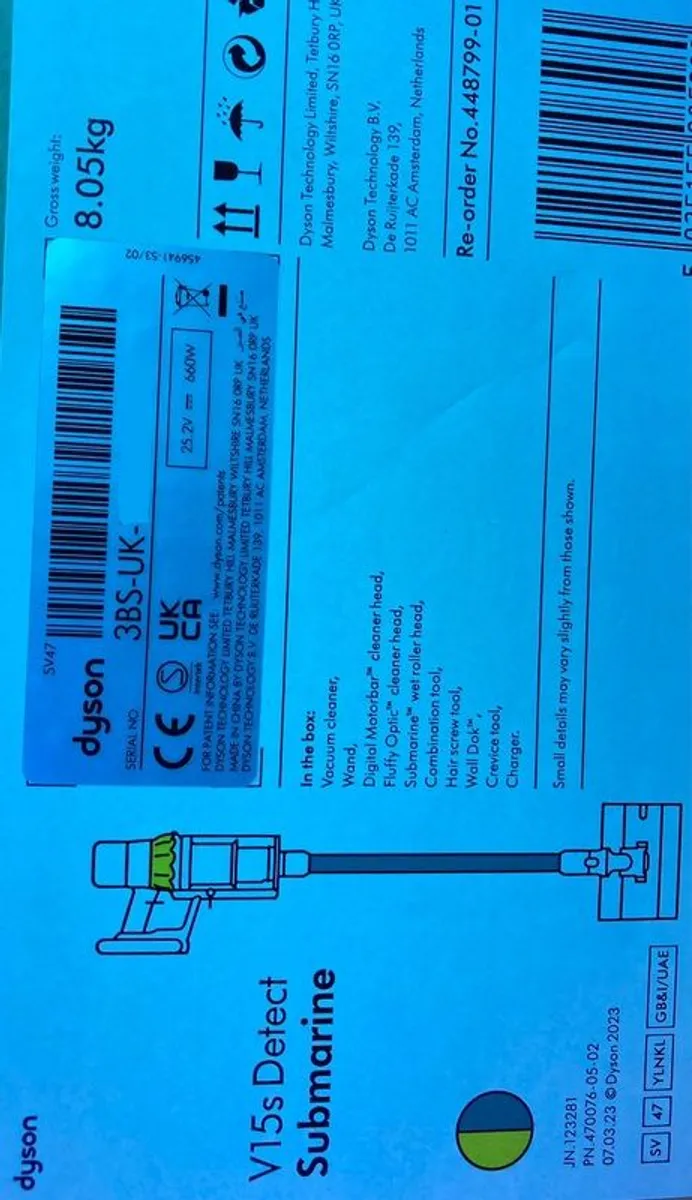 Dyson V15s Detect Submarine - Image 2