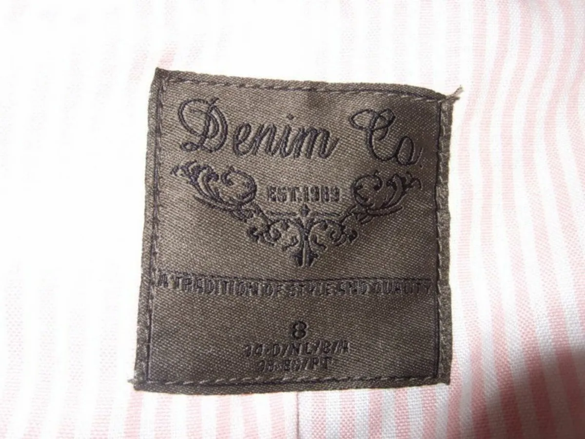 New & Perfect Vintage Denim & Co Padded Jacket - Image 4
