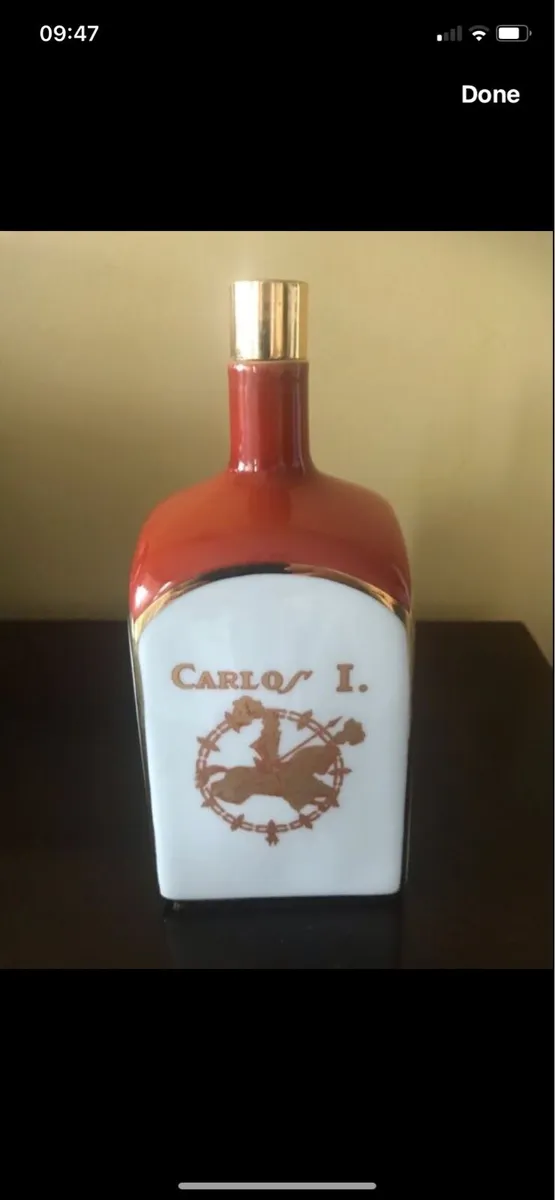 Wry Rare Carlos 1 Ceramic Decanter - Image 1