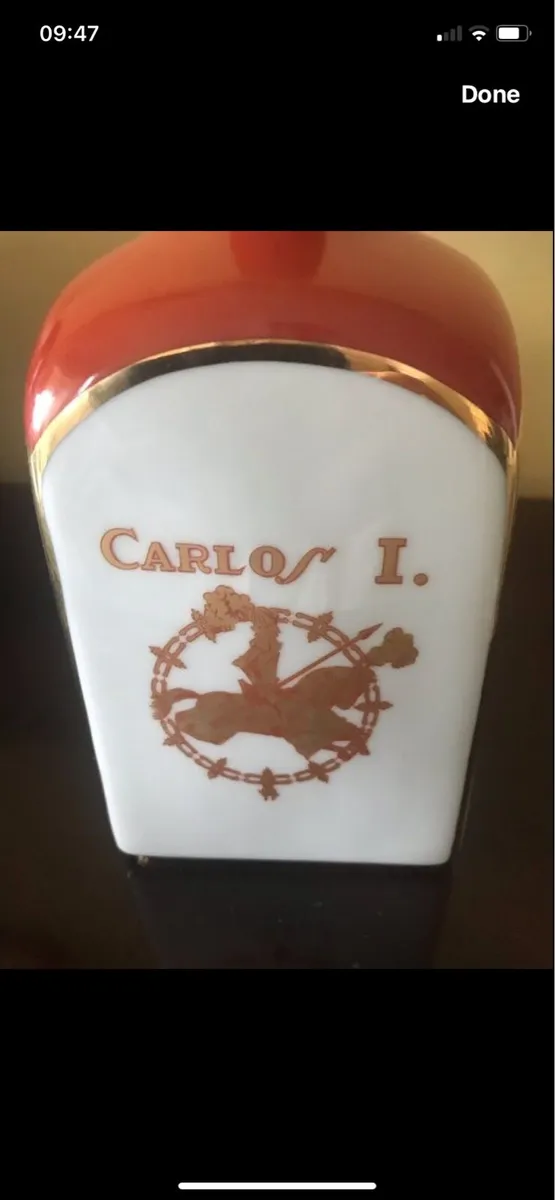 Wry Rare Carlos 1 Ceramic Decanter - Image 2