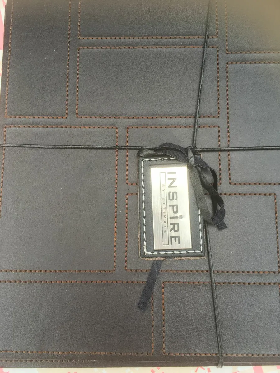 NEW Leather Placemat Set - Brown - Image 3