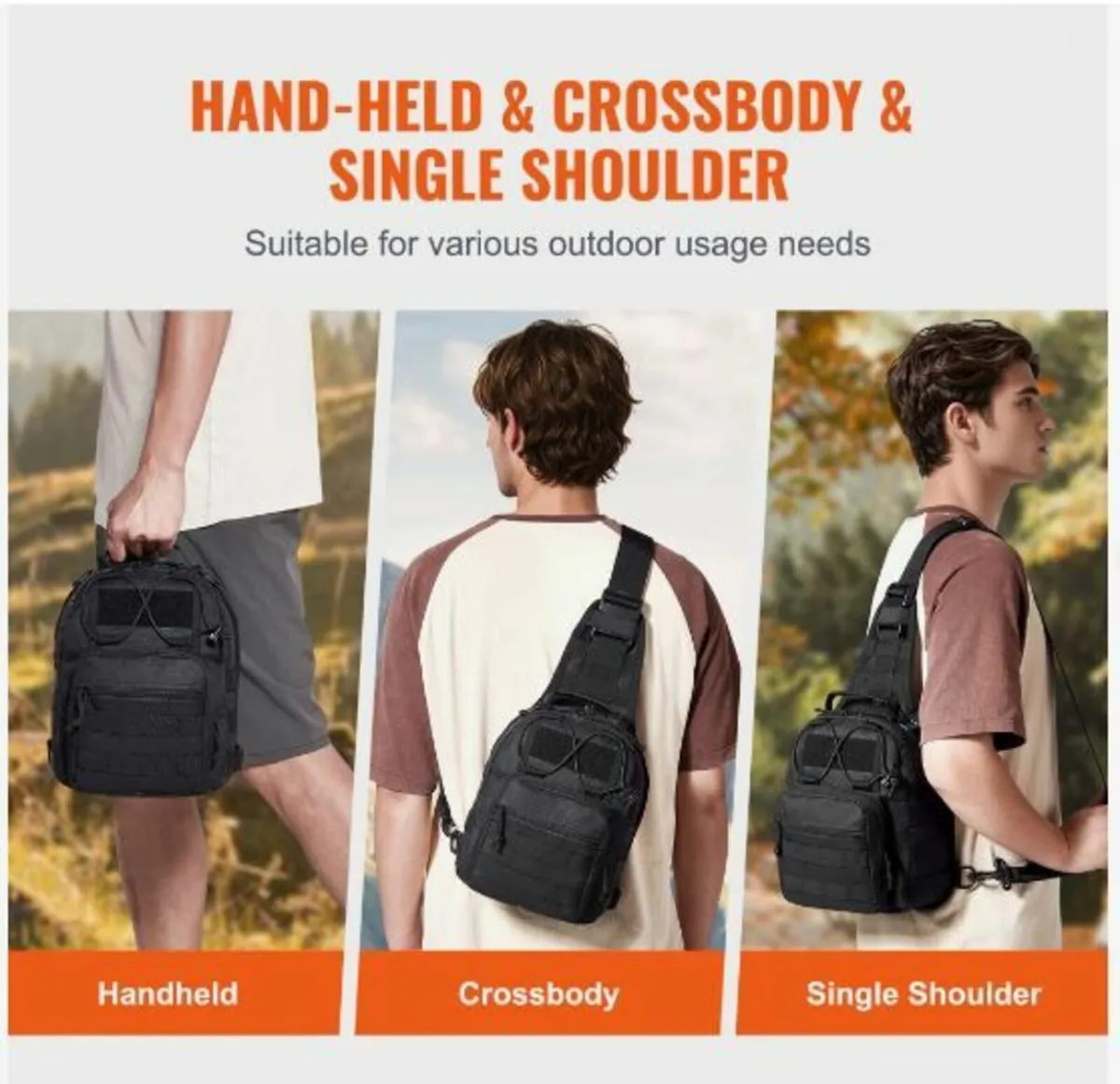 Tactical Sling Bag 10L Military Rover Shoulder - Image 4