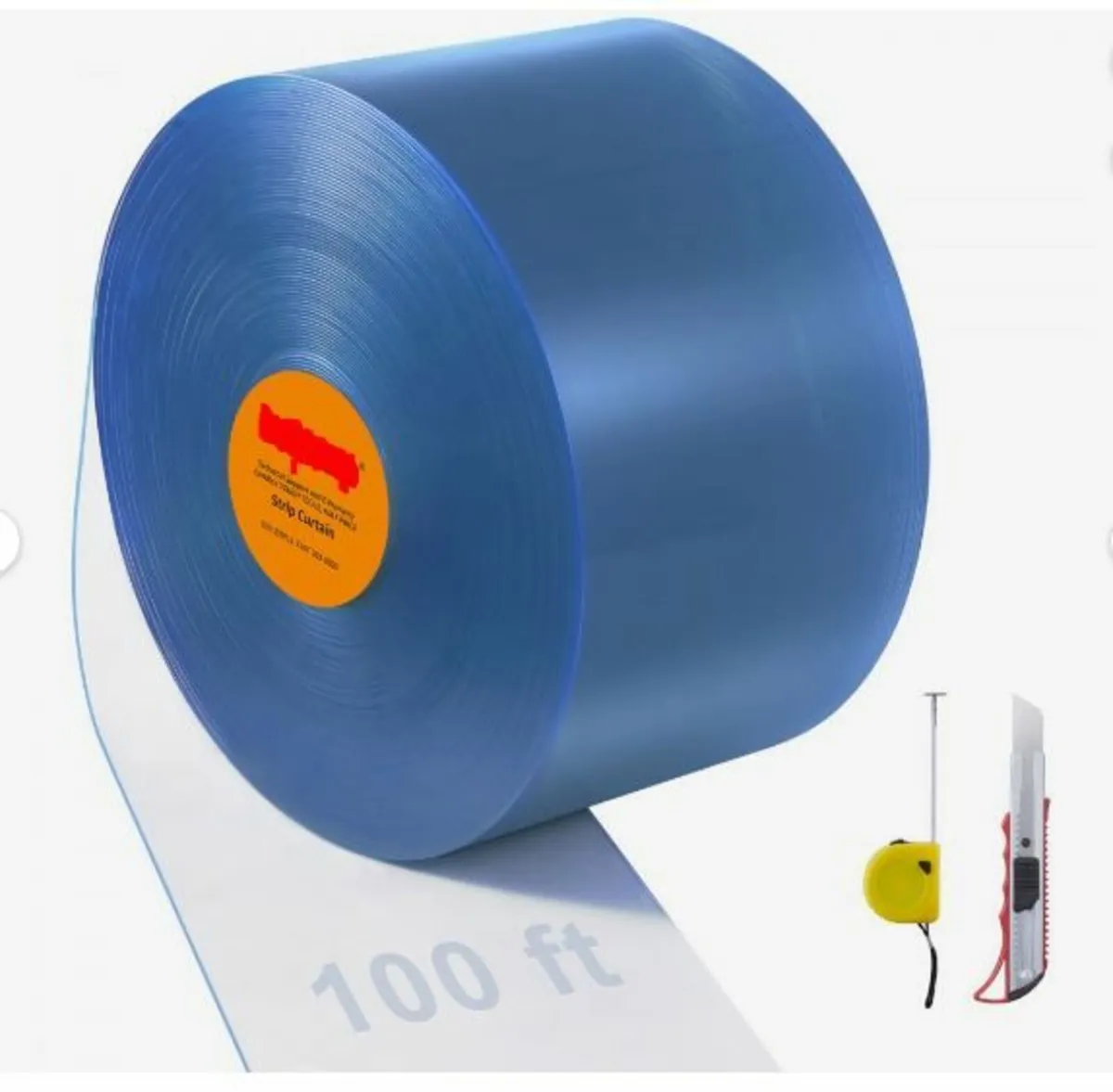 Strip Curtain, 100' Length x 12" Width x 0.12" - Image 1