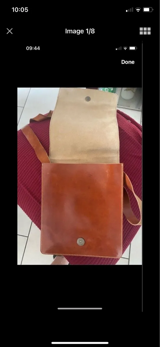 Leather Shoulder Bag - Image 1