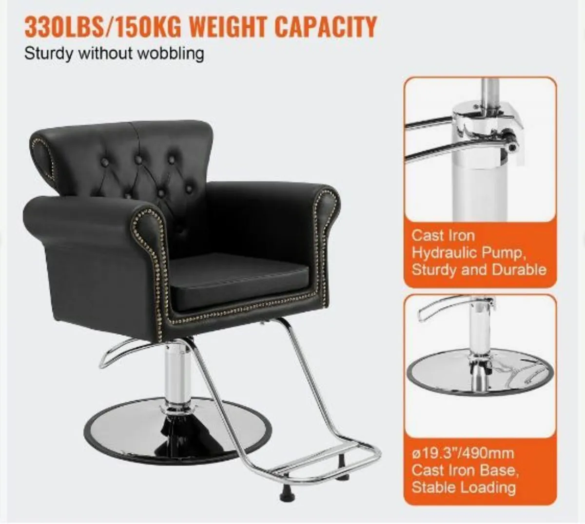 Salon Chair, Barber Chair for Hair Stylist - Image 2