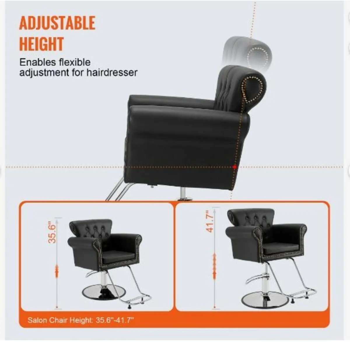 Salon Chair, Barber Chair for Hair Stylist - Image 3