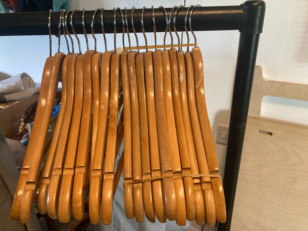 Commercial grade wooden hangers - Image 3