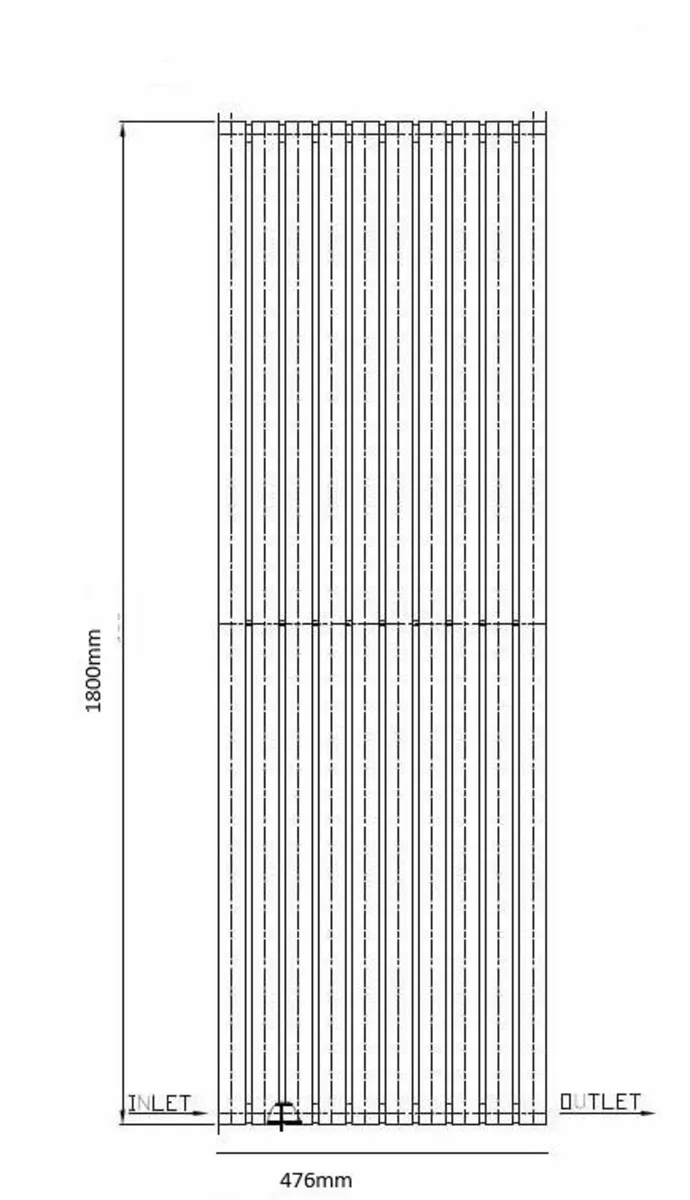 Antrachite White Double Radiator - Image 2