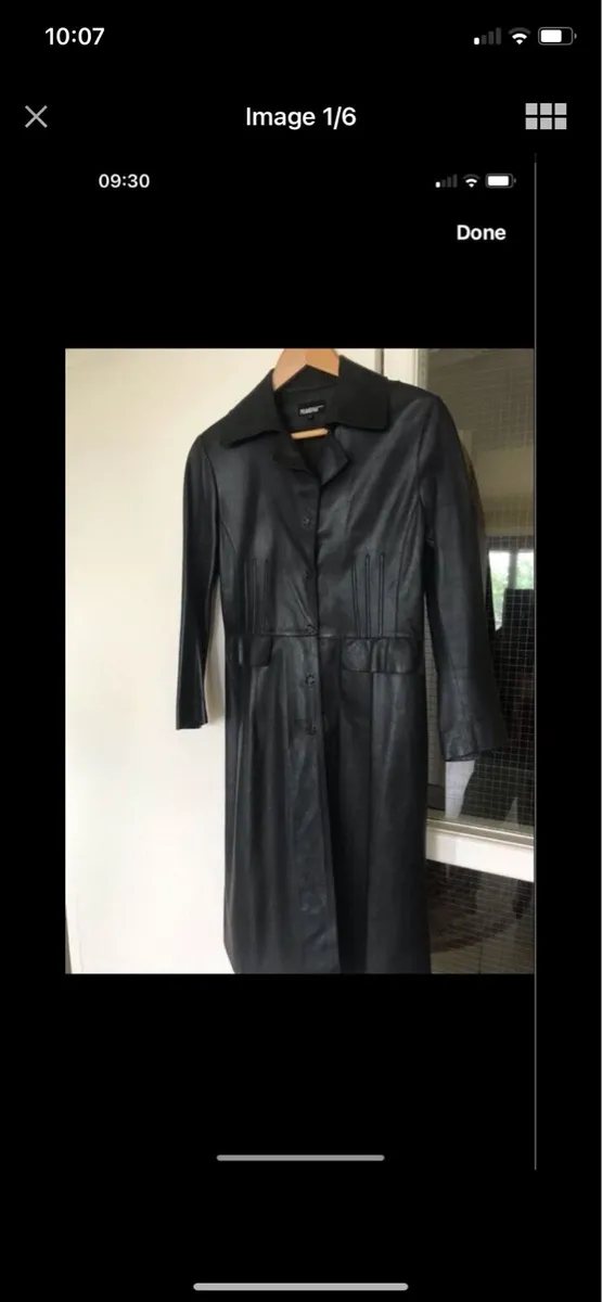 Ladies Leather Coat - Image 1