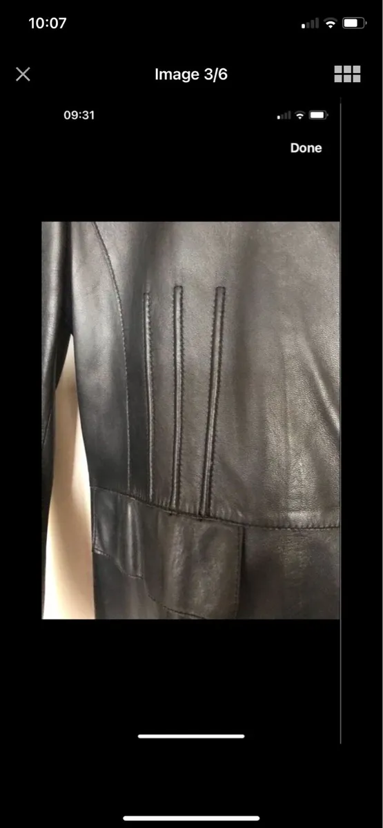 Ladies Leather Coat - Image 3
