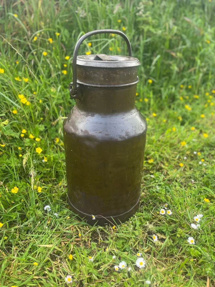 Antique Copper Milk Churn - Image 2