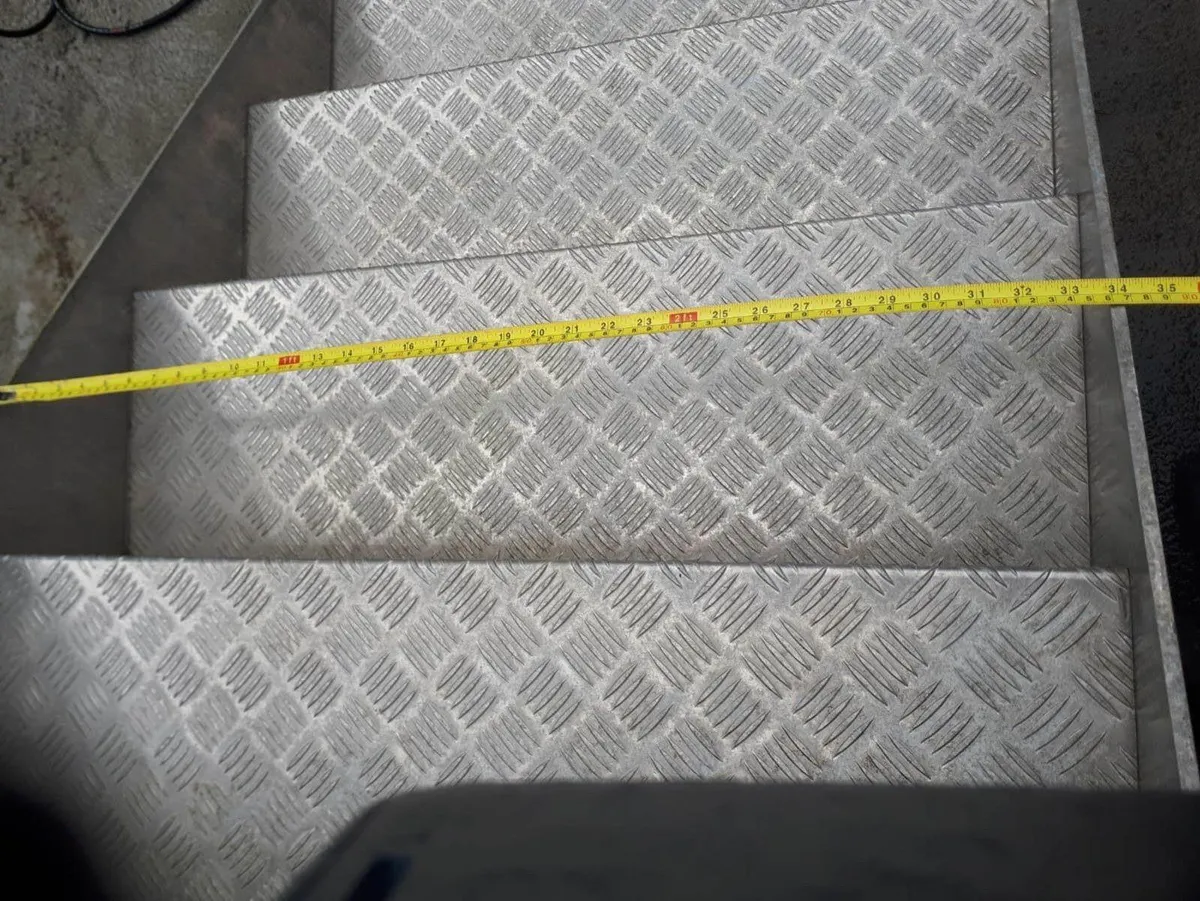High Grade Aluminium Checker Plate stair sections - Image 2