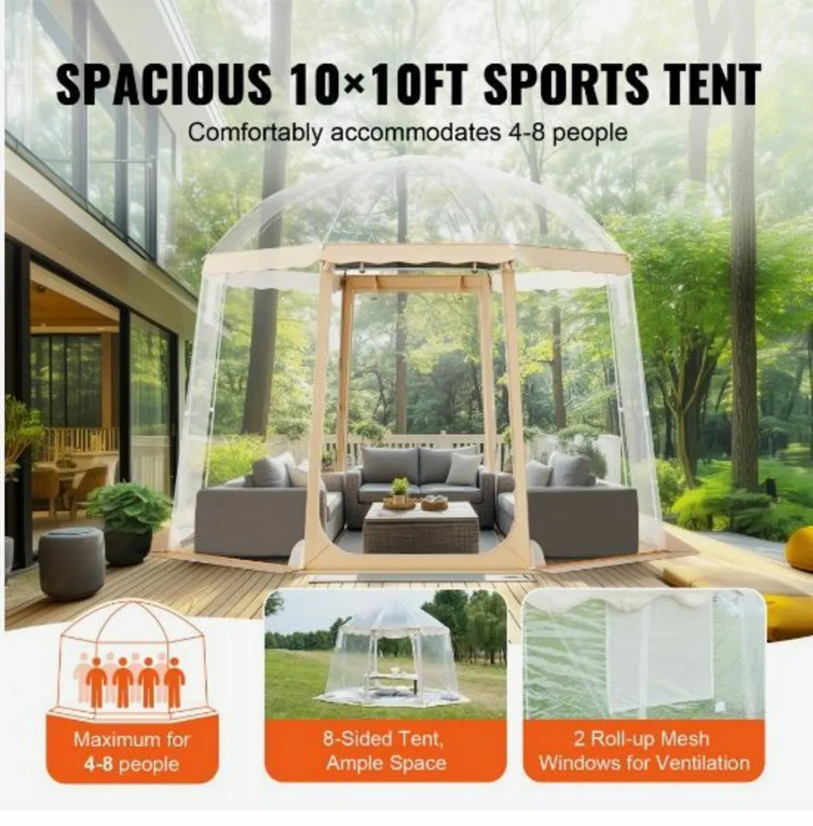 Sports Tent Instant Pop-Up Tent Shelter - Image 3
