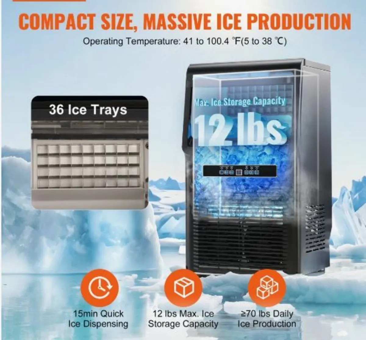 Commercial Ice Maker Freestanding Cabinet - Image 3