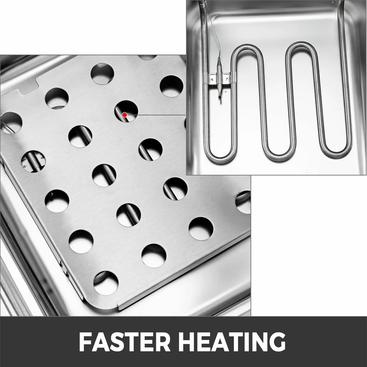 Electric Deep Fryer Commercial  Stainless Steel - Image 2