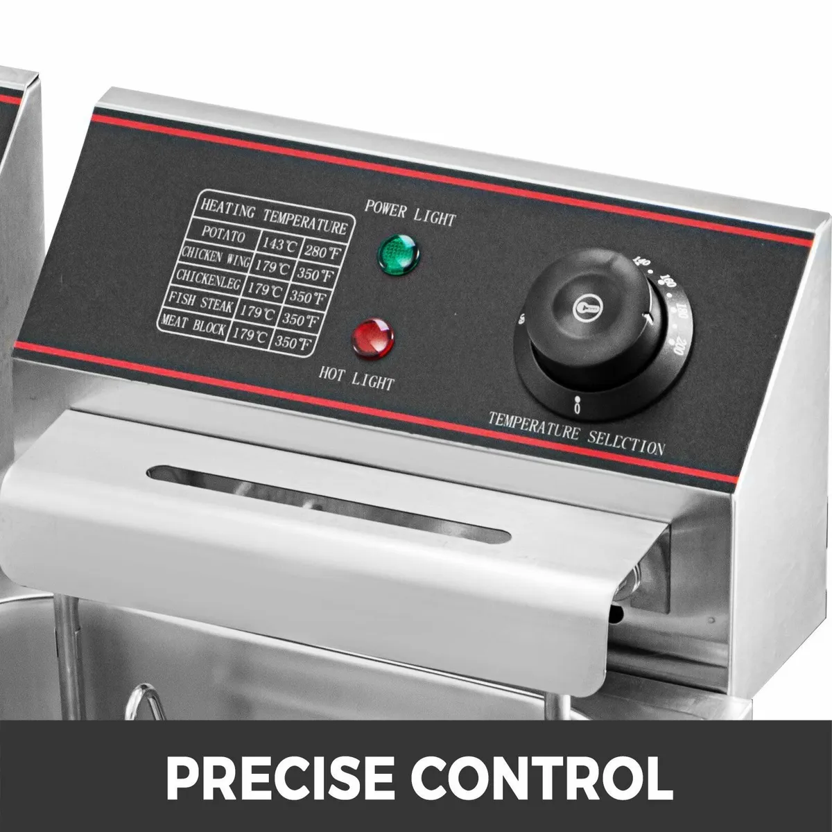 Electric Deep Fryer Commercial  Stainless Steel - Image 3