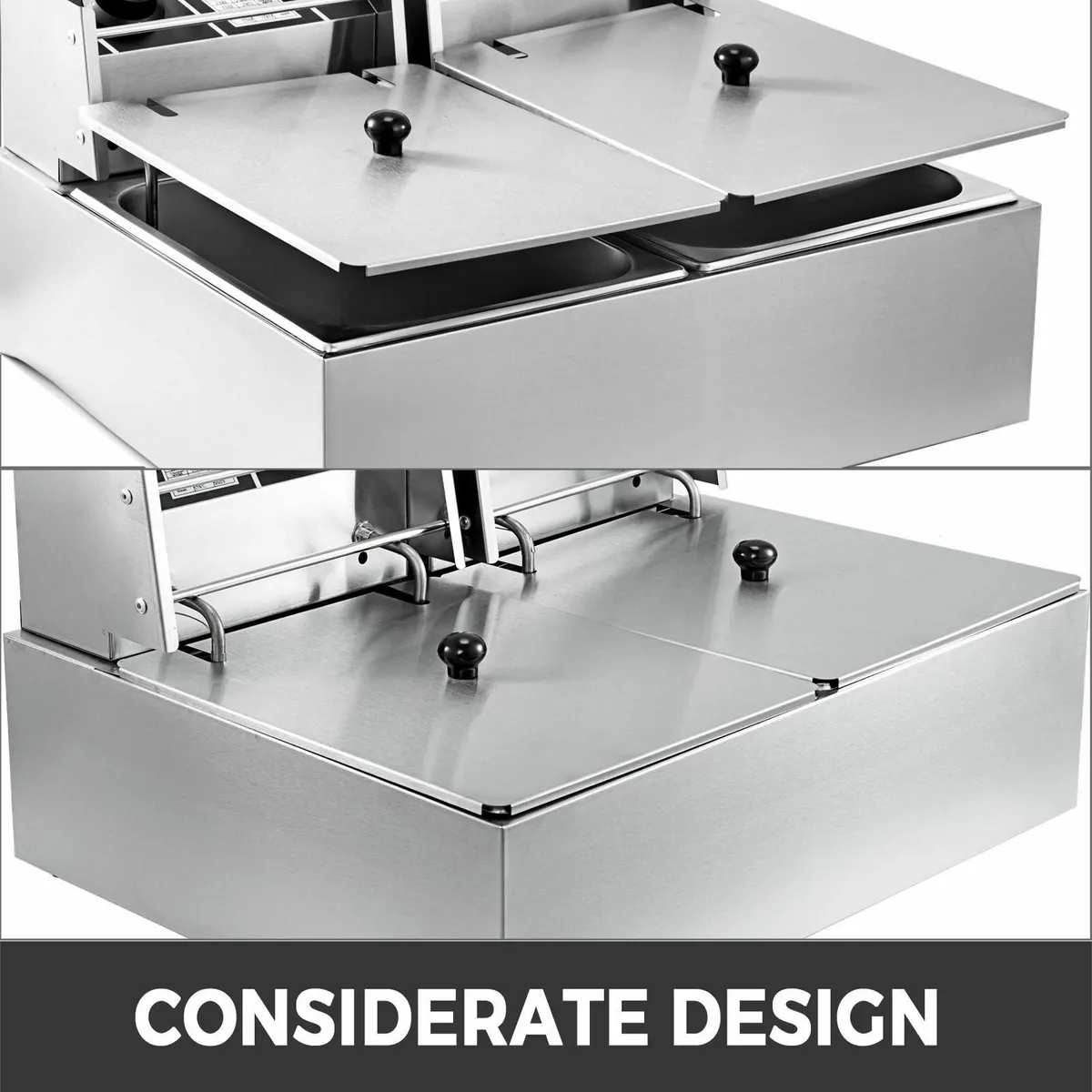 Electric Deep Fryer Commercial  Stainless Steel - Image 4