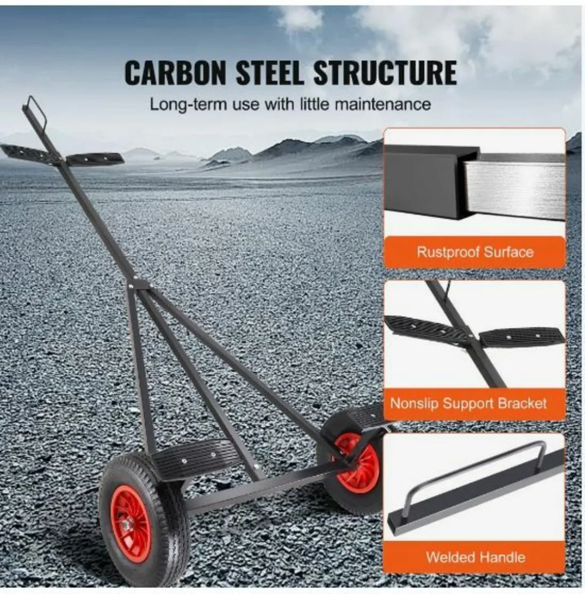 Boat Trailer Dolly, 420lbs Load Capacity - Image 2
