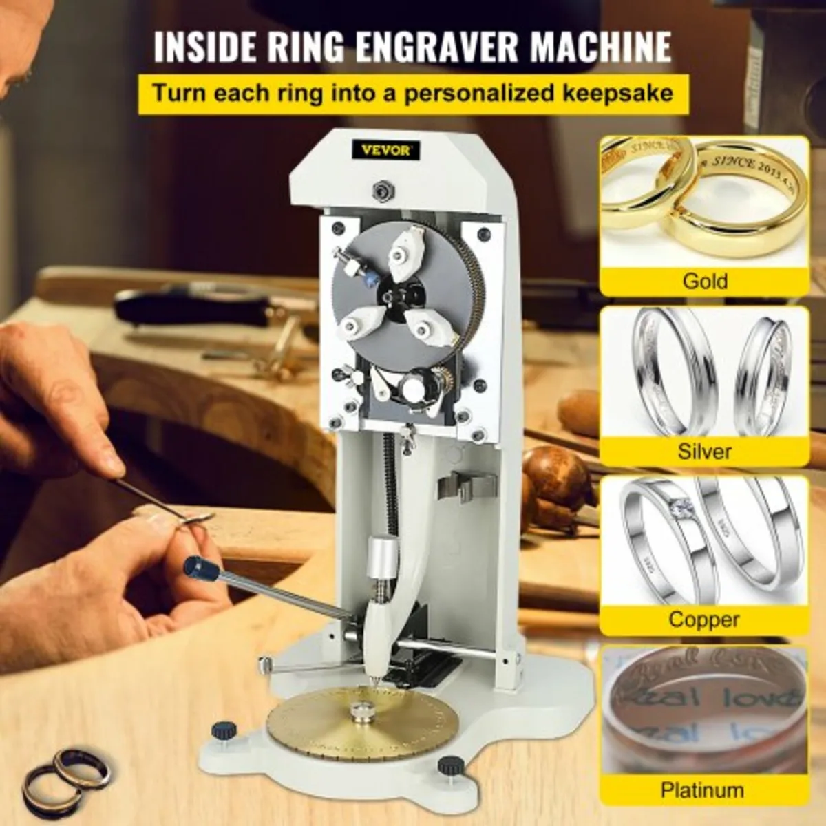 Inside Ring Engraver Engraving Machine Cutter Powe - Image 2