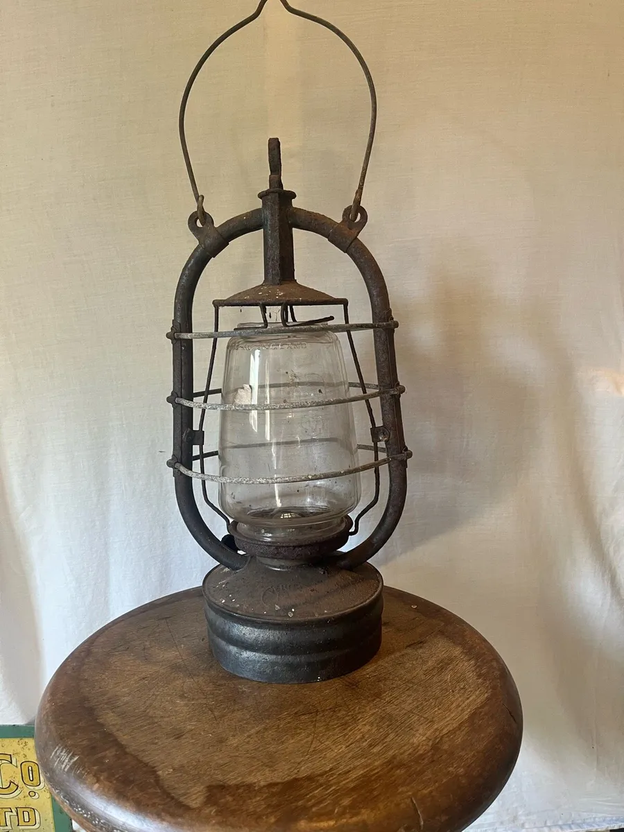 Antique Veritas Oil Tilley lamp - Image 3