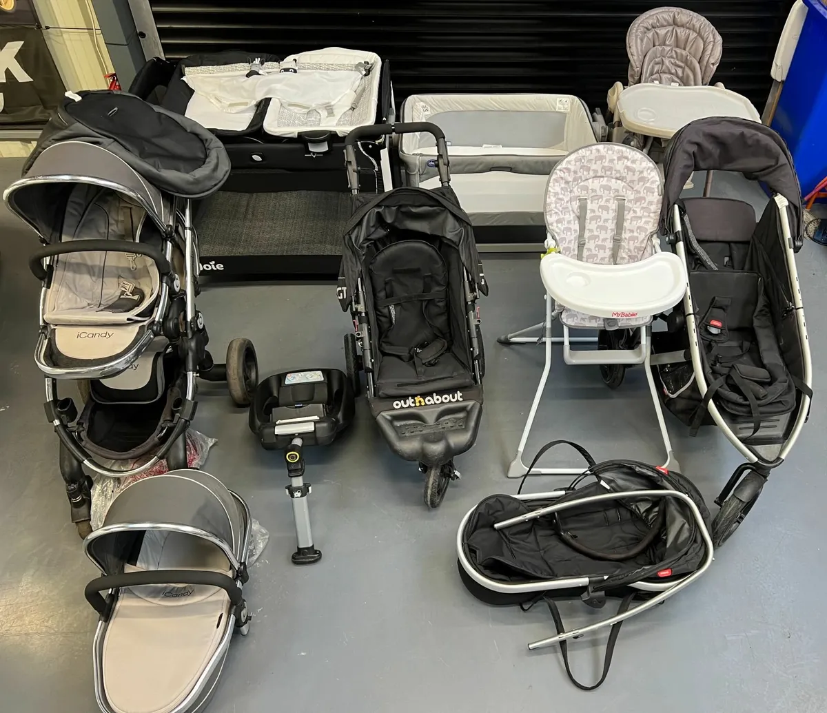 Buggy Stroller Cot High Chair - Image 1