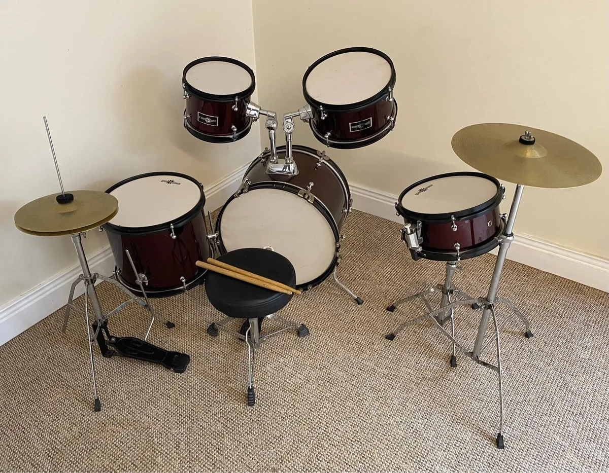 Junior 5 piece drum kit by Gear4music for sale - Image 4