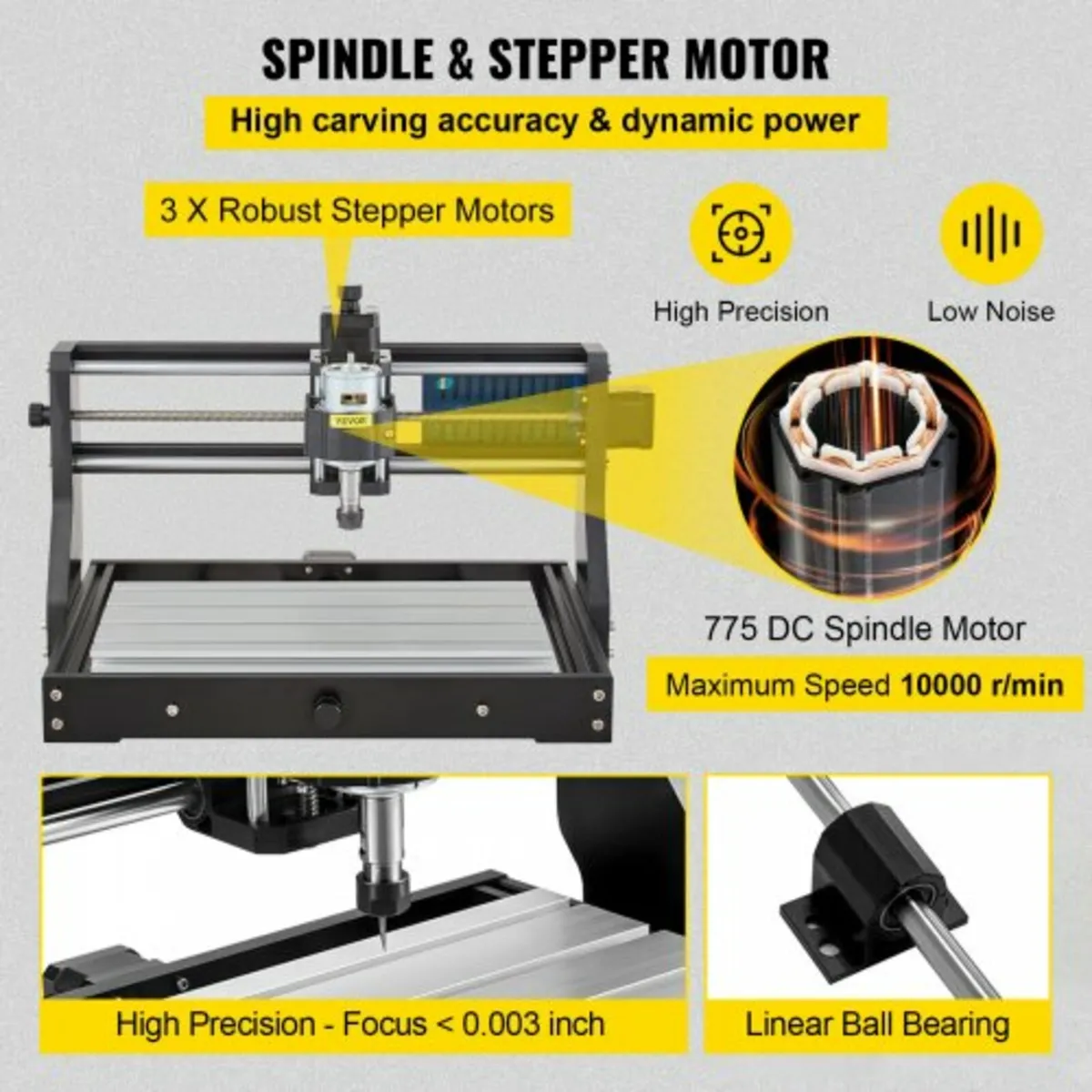 CNC 3018 Pro 300×180×45mm CNC Machine GRBL Control - Image 2
