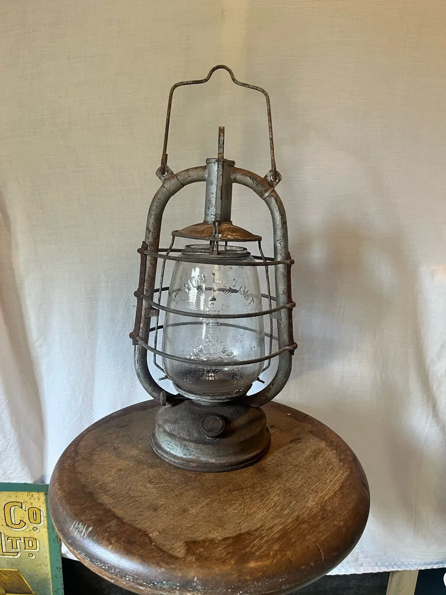 Antique Rhewum Oil Tilley lamp - Image 1