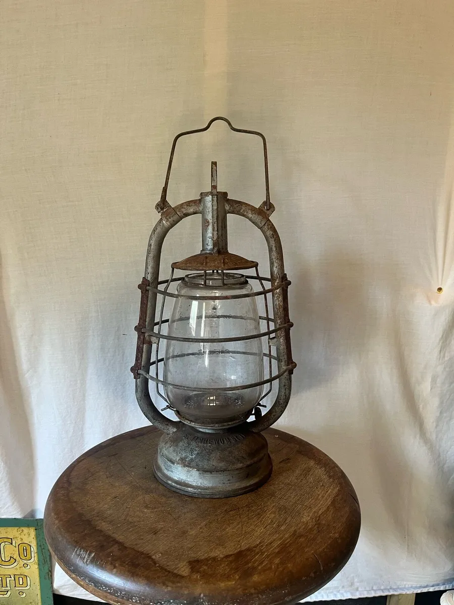 Antique Rhewum Oil Tilley lamp - Image 3