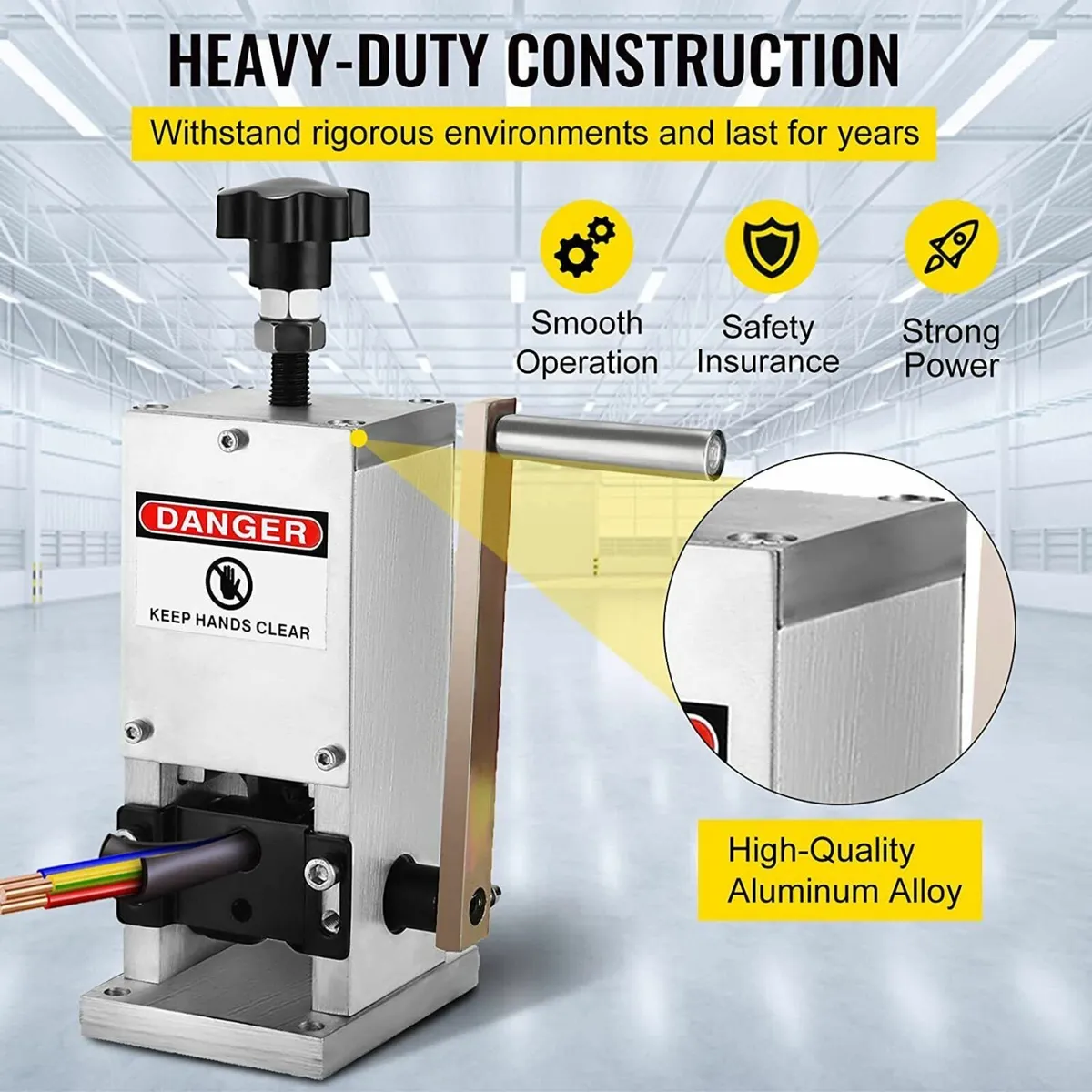 Manual Cable/Wire Stripper Machine – 1.5-25mm - Image 3