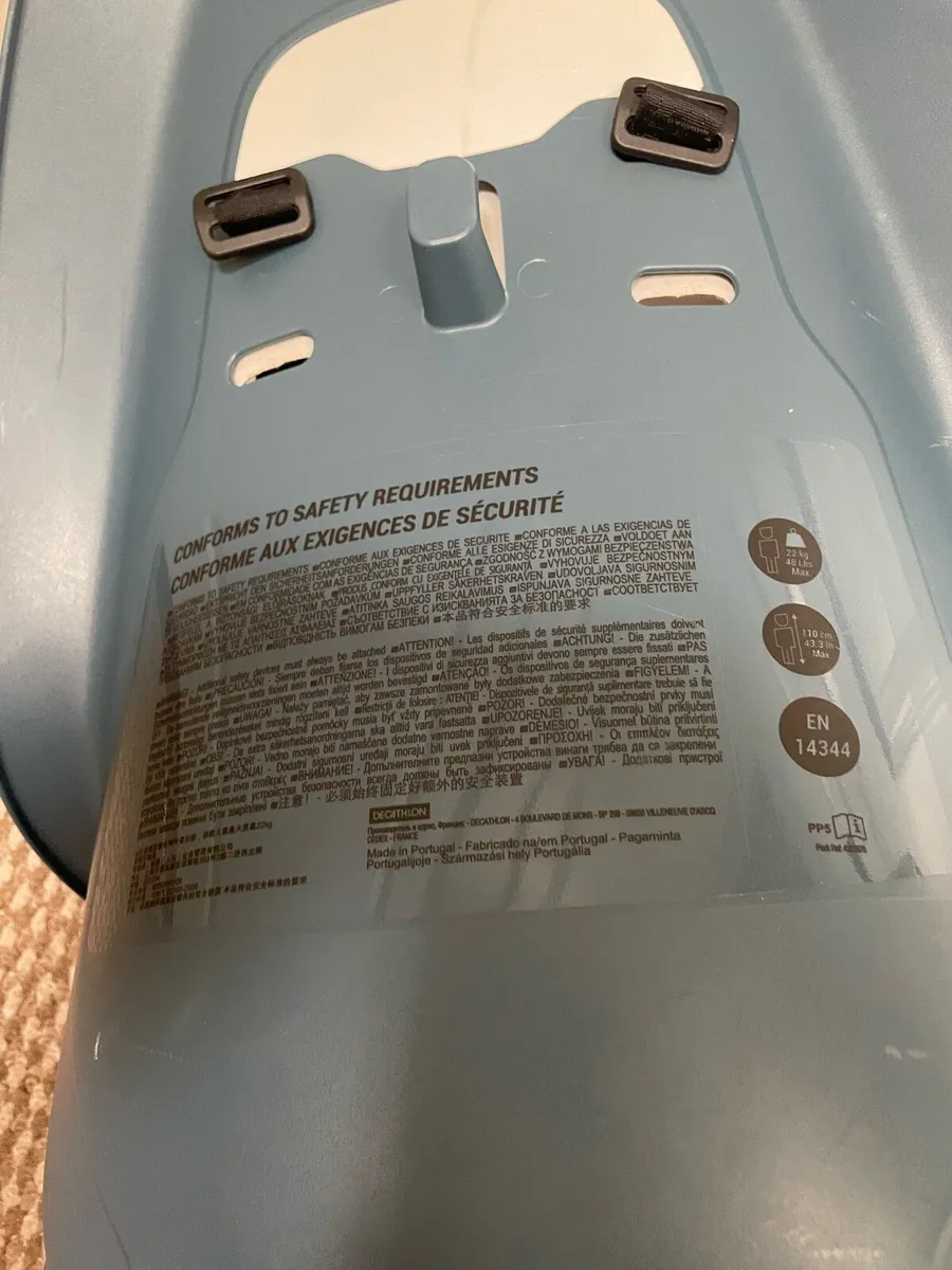 Baby seat pannier rack attachment - Image 4